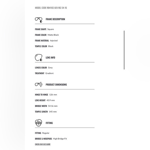 Ray Ban rb4165 justin - Picture 4 of 4